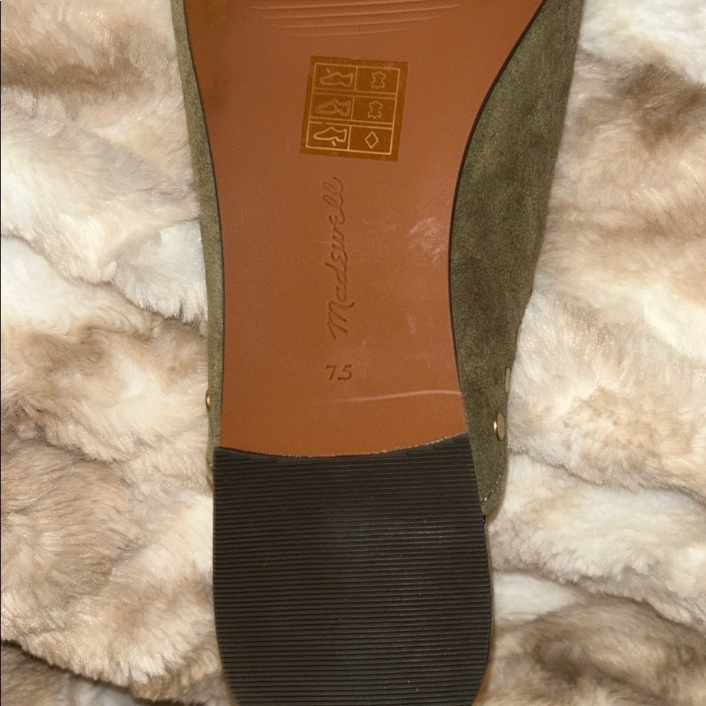 Madewell Greta Ballet Flat Mule NWT - Picture 7 of 7